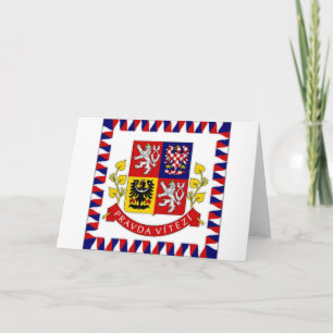 Carte Drapeau du président de la République tchèque