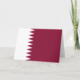 Carte Drapeau du Qatar