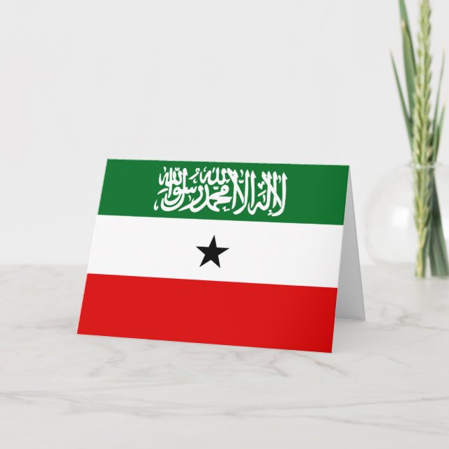 Carte Drapeau du Somaliland (Devant)