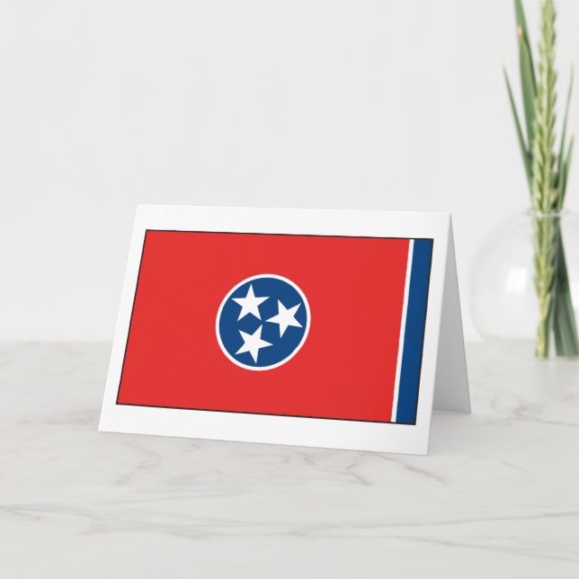 Carte Drapeau du Tennessee (Devant)