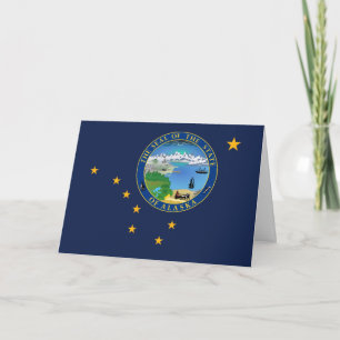 Carte Drapeau et sceau de l'Alaska, Drapeau de l'Alaska