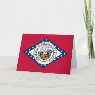 Carte Drapeau et sceau de l'Arkansas, Drapeau de l'Arkan