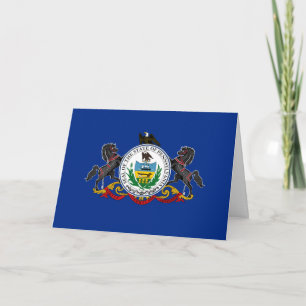 Carte Drapeau et sceau de Pennsylvanie, Drapeau de Penns