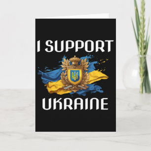 Carte Drapeau et symbole de soutien à l'Ukraine, peuple