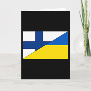 Carte Drapeau Finlande Ukraine Nationalité finnoise ukra