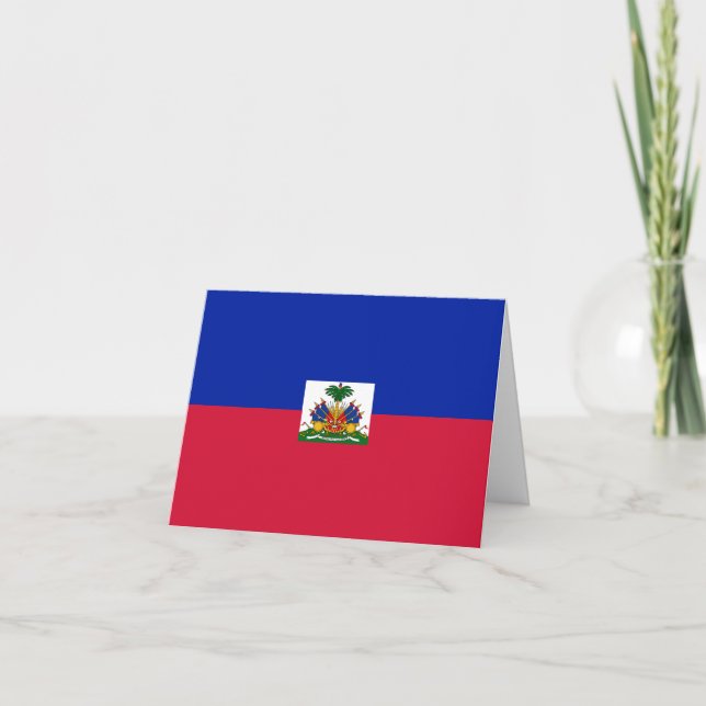 Carte Drapeau Haïti (Haïti) (Devant)
