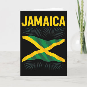Carte Drapeau jamaïcain Jamaïque Souvenir Voyage Vacance