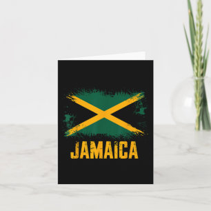 Carte Drapeau Jamaïque 