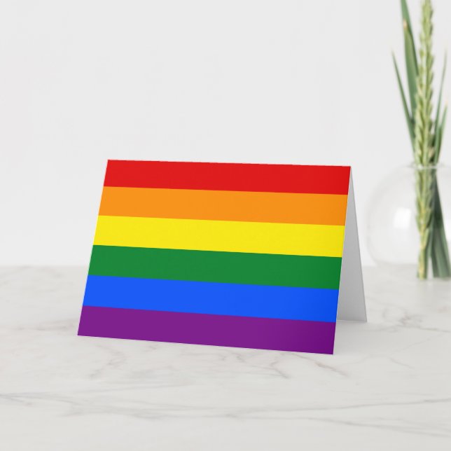Carte Drapeau LGBT (Devant)
