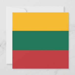 Carte Drapeau lituanien