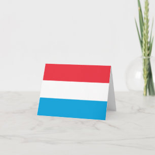 Carte Drapeau Luxembourg