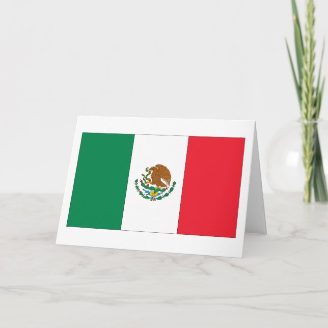 Carte Drapeau mexicain (Devant)