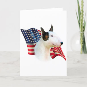 Carte Drapeau minier Bull Terrier