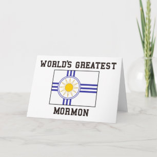 Carte Drapeau mormon