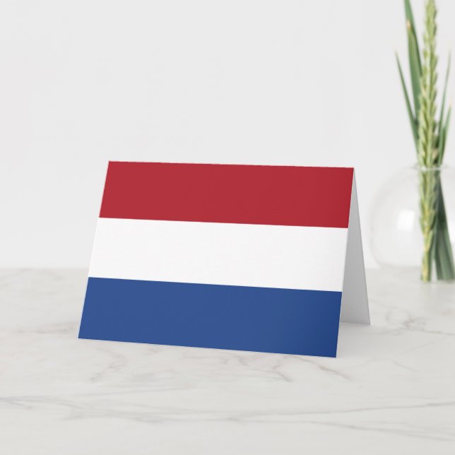 Carte Drapeau néerlandais (Devant)