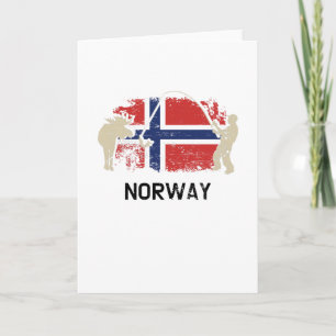 Carte Drapeau norvégien Drapeau Norvège
