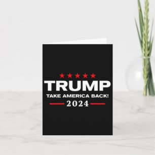 Carte Drapeau occidental Trump cowboy vous avez manqué T