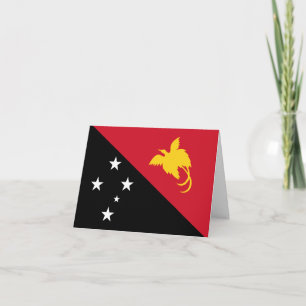 Carte Drapeau Papouasie-Nouvelle-Guinée