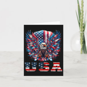 Carte Drapeau Patriotique Aigle Usa Design graphique