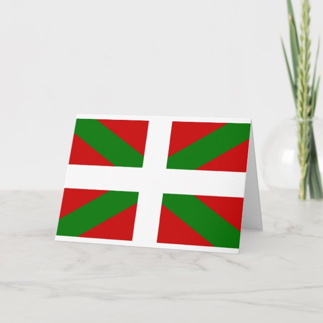 Carte Drapeau pays Basque euskadi (Devant)