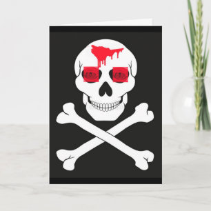 Carte drapeau pirate