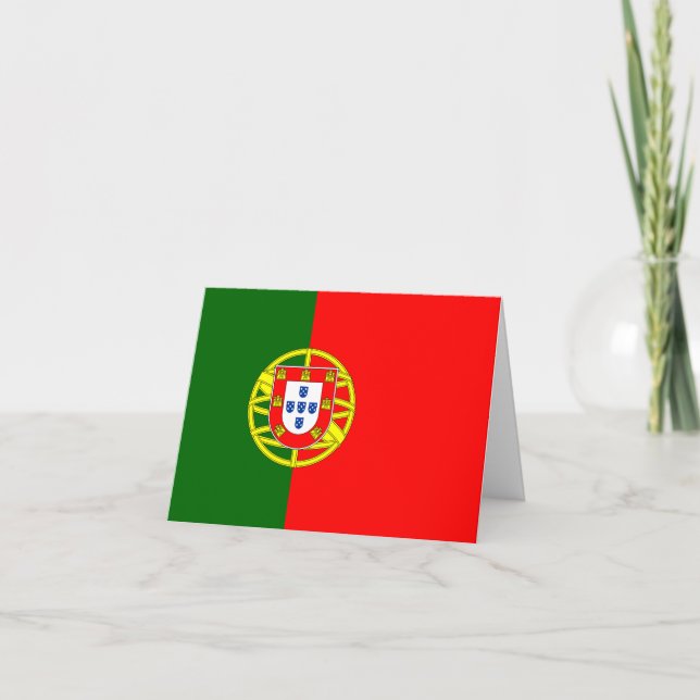 Carte Drapeau portugais (Devant)