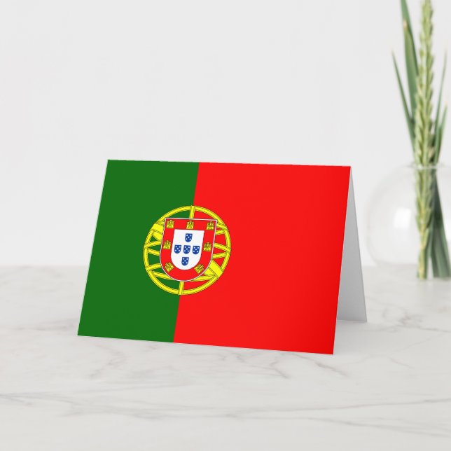 Carte Drapeau portugais (Portugal) (Devant)