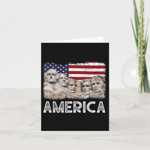 Carte Drapeau Rushmore du 45e Rushmore Mount American