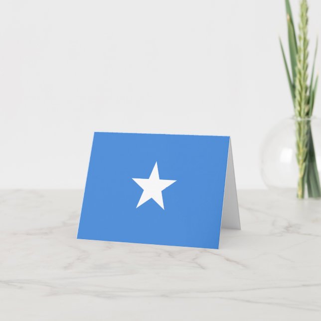 Carte Drapeau somalien (Devant)