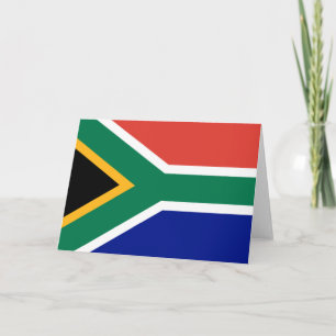 Carte Drapeau sud-africain