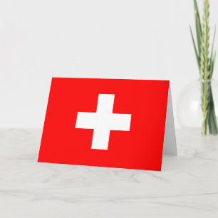 Carte Drapeau suisse (Suisse)
