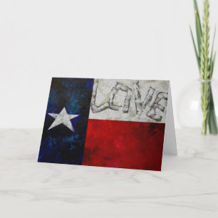 Carte Drapeau Texas