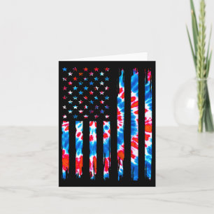 Carte Drapeau Tie Dye Usa Hommes Femmes Enfants Drapeau