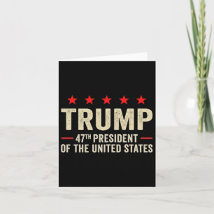 Carte Drapeau Trump 2025 (sur Byck) 47ème Président Trum