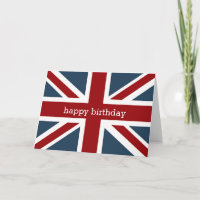 Drapeau Union Jack classique Joyeux anniversaire 2
