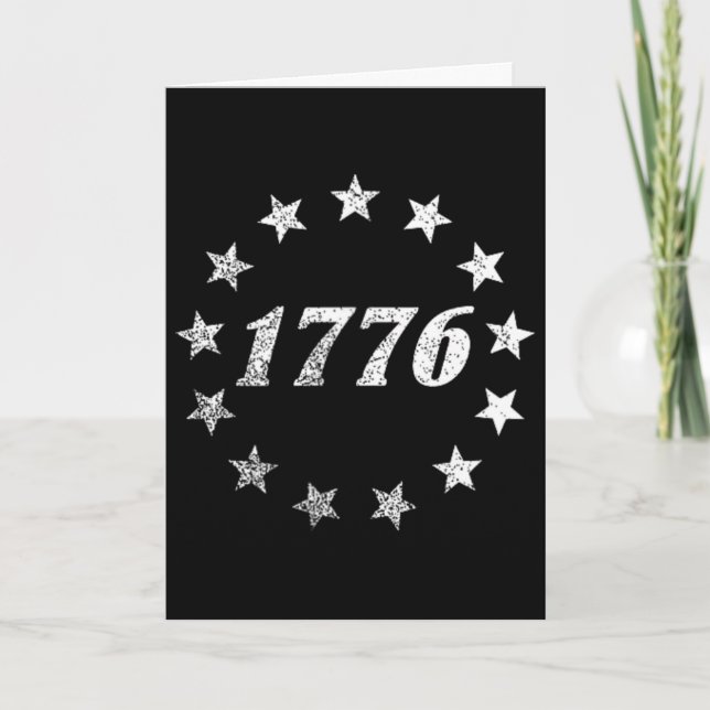 Carte Drapeau Usa 250 ans 1776 Nous sommes le Peuple (Devant)