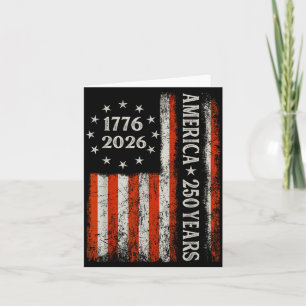Carte Drapeau USA 250 ans d'anniversaire 1776-2026 Liber