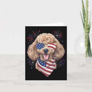 Carte Drapeau Usa 4 juillet Patriotique American Cute Po