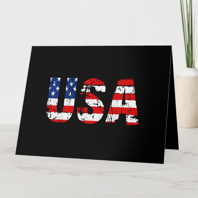Carte Drapeau USA Drapeau Américain Drapeau National Pat (Devant)