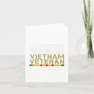 Carte Drapeau Usa Vietnam Vétérinaire - Vieux Homme Viêt