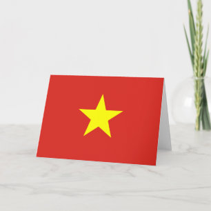 Carte Drapeau vietnamien (Vietnam)