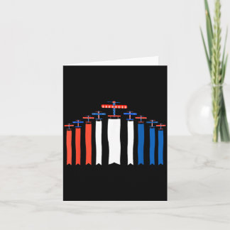 Carte Drapeau vintage 4 juillet Fête de l'indépendance
