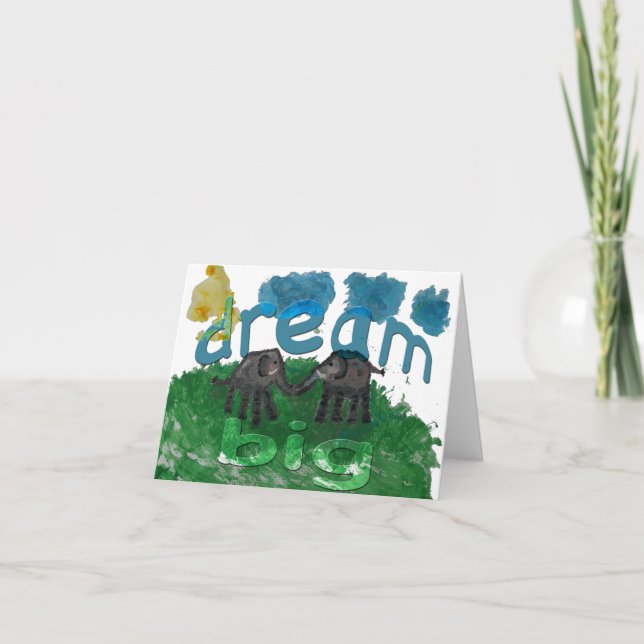 Carte Dream Big Notecard (Devant)
