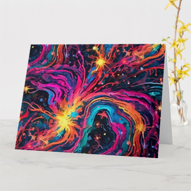 Carte Dream Cosmos (Fleur jaune)
