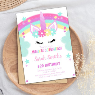 Carte Dreamy Pastel Mint Party