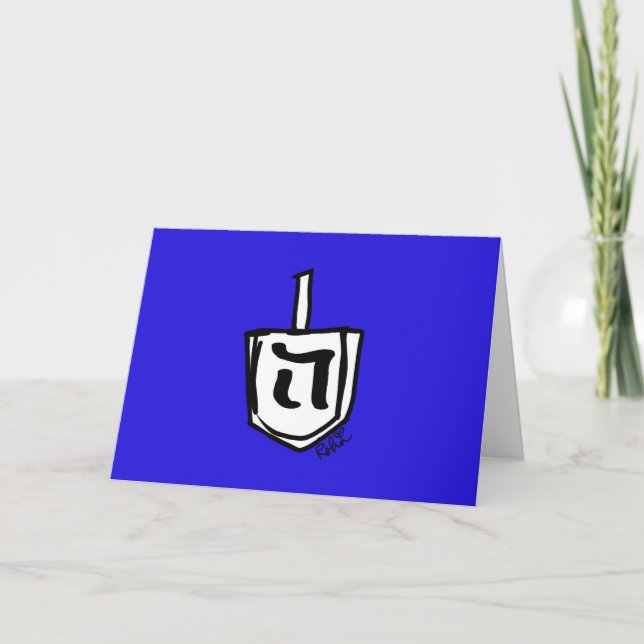 Carte Dreidel (Devant)