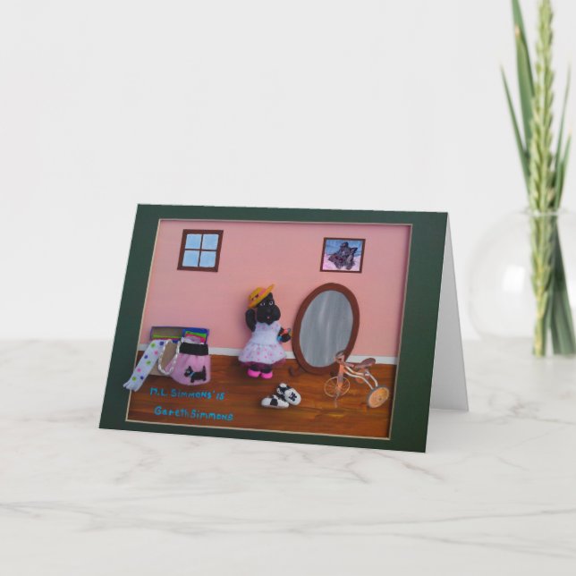 Carte Dressing Scottie Grey Card (Devant)