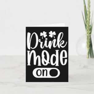 Carte Drinking alcool drôle et sarcastique offensant