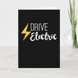 Carte Drive Electric - Voitures EV Cadeau de véhicule