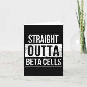 Carte Droit devant Beta Cellules Sensibilisation au diab